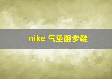 nike 气垫跑步鞋